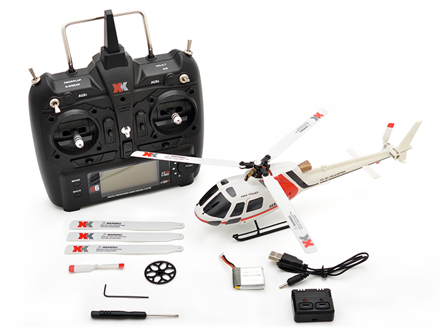 6CH ブラシレスモーター 3D6Gシステムヘリコプター [AS350 K123] RTF