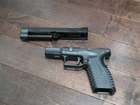 マルイXDM-40のスライドをCreation XDM.45 ACPに交換 その2