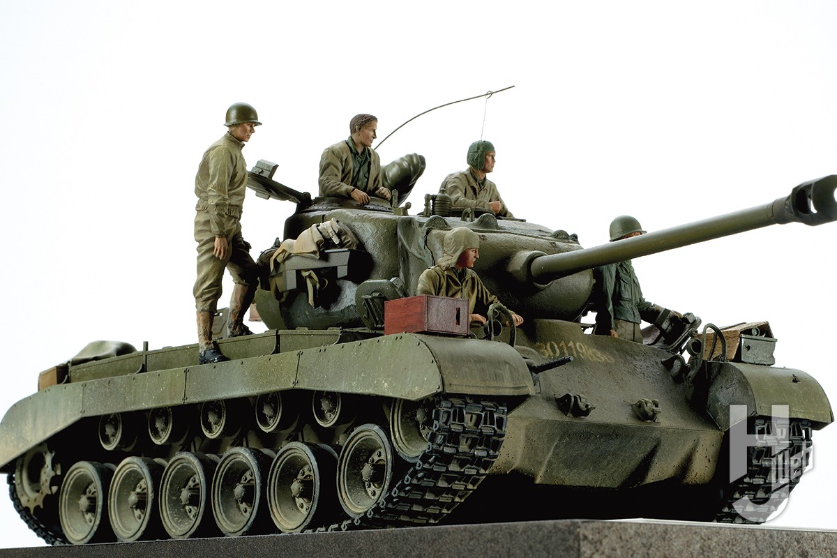 米軍「M26 パーシング戦車」をタミヤ1/35キットで完全再現！ 有名な