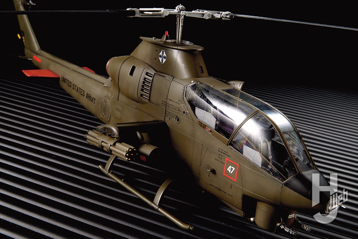 ICM 1/32スケール新キット「アメリカ陸軍 AH-1Gコブラ（初期型）」を
