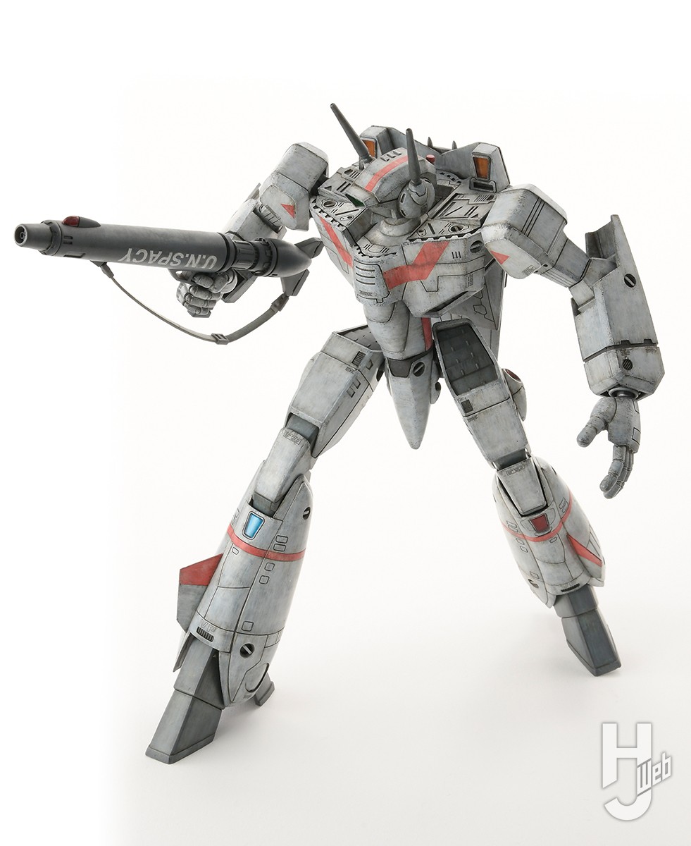 力強いプロポーションのPLAMAX「VF-1J バルキリー（一条輝機）」を