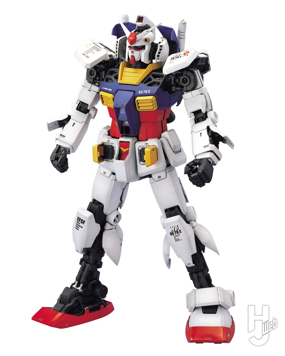 1/100スケール「RX-78-2 ガンダム」の進化を辿る。コア・ブロック