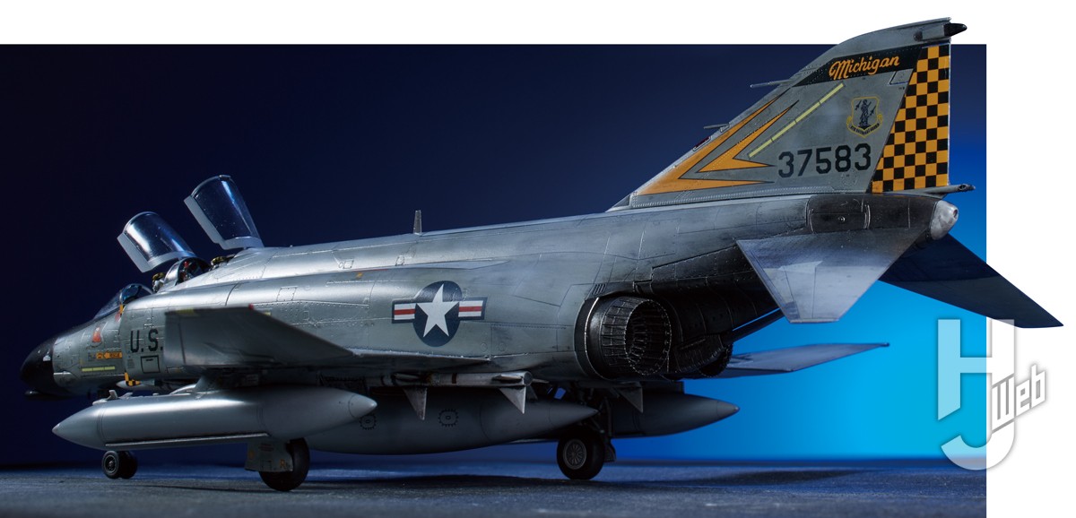 ファインモールド「アメリカ空軍 F-4C 戦闘機」別売りのディテール