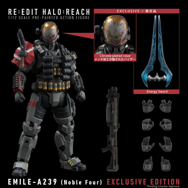 RE:EDIT Halo: Reach Emile-A239 Noble Four - Hobby Bee Canada