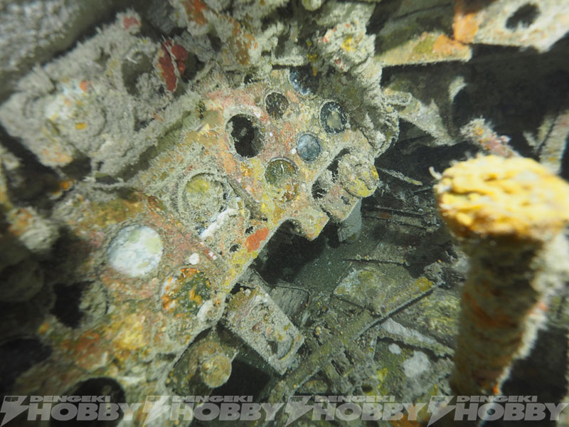 第二次大戦中に沈んだ『二式水戦（二式水上戦闘機）』の初撮影に成功