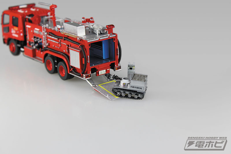 青島文化教材社が働く車の1/72プラモシリーズ新発売！第1弾「化学消防