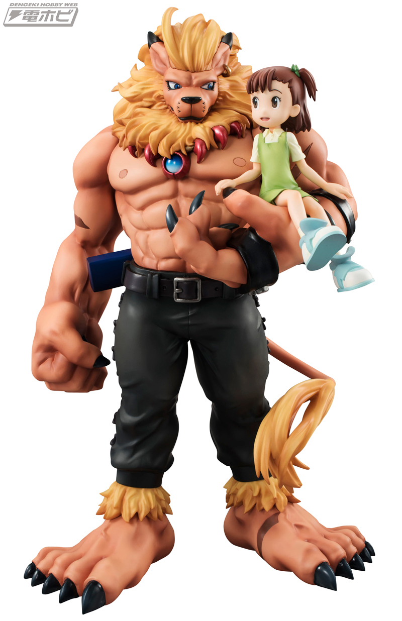 デジモンテイマーズ』レオモンがパートナーの加藤さんとともに