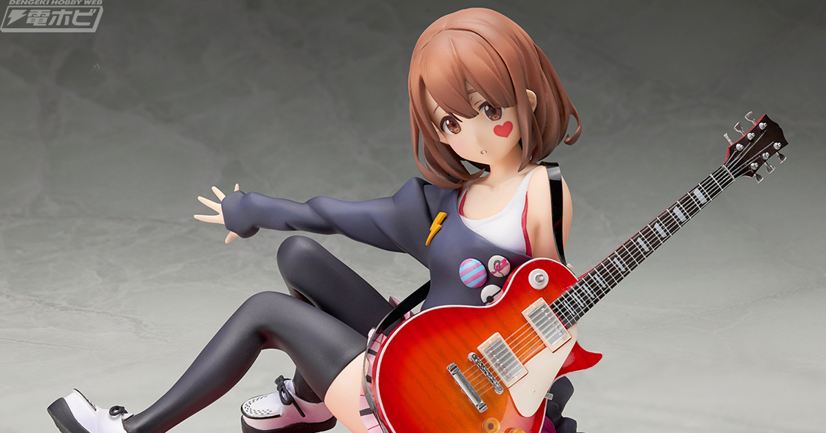 けいおん！』平沢唯がギー太とともに1/8スケールフィギュアとなって