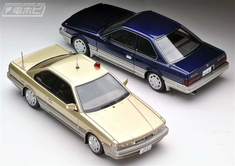 あぶない刑事』日産レパードがイグニッションモデルとトミーテックの