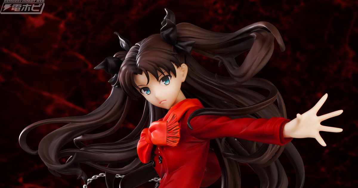 Fate/stay night [Unlimited Blade Works]』遠坂凛が躍動感溢れる姿で