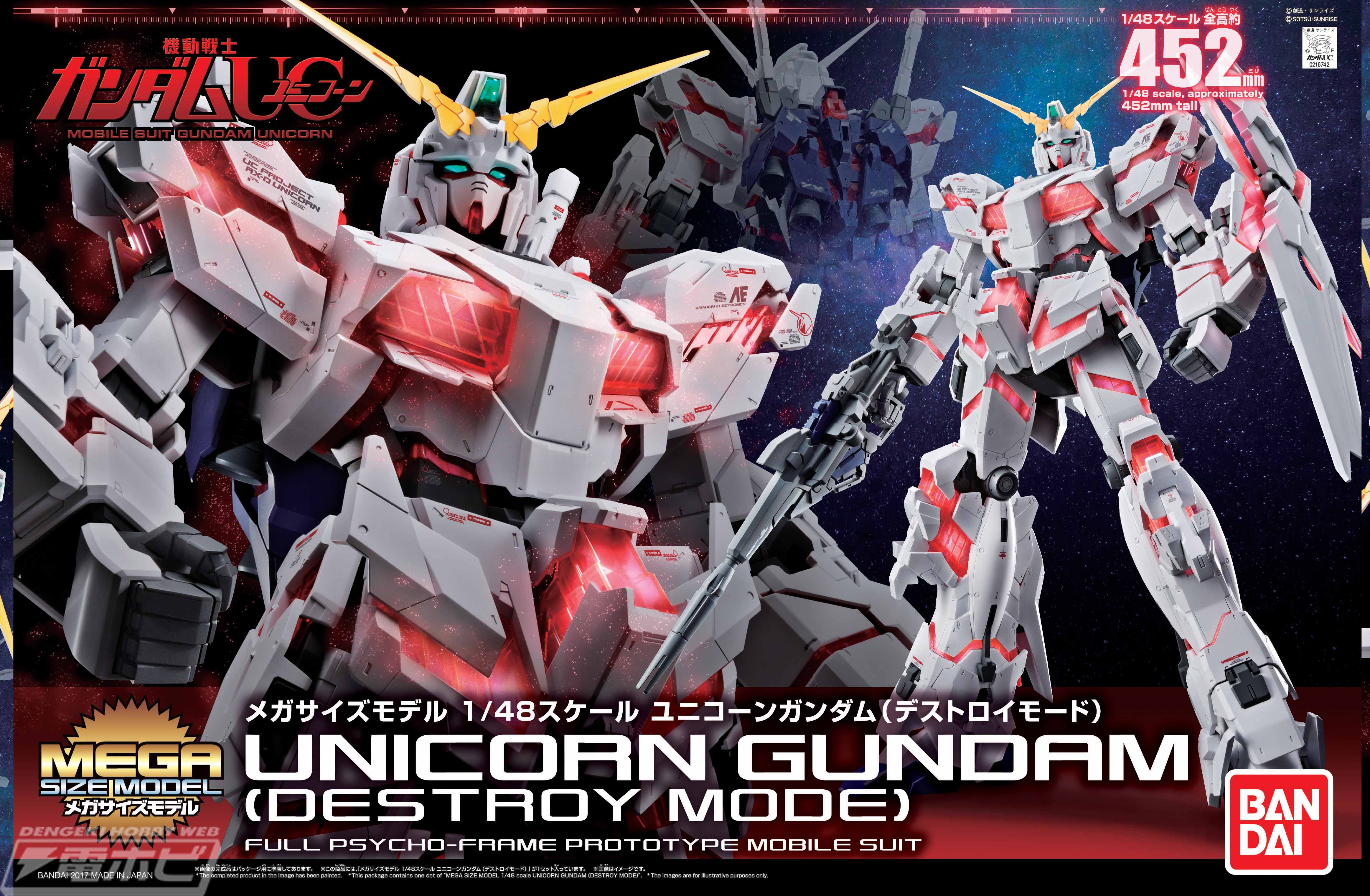 ガンプラ新作レビュー】メガサイズモデル 1/48 ユニコーンガンダム