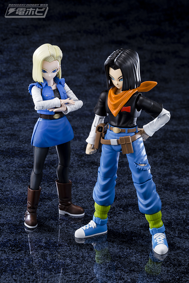 超プラモデル化！『ドラゴンボールZ』人造人間17号＆18号が「Figure