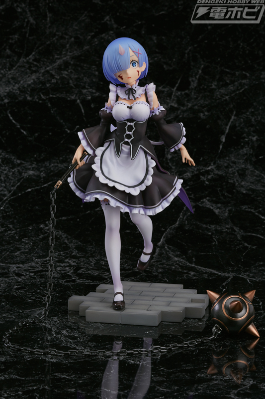 Re:ゼロから始める異世界生活』メイドの仕事に勤しむレムのフィギュア