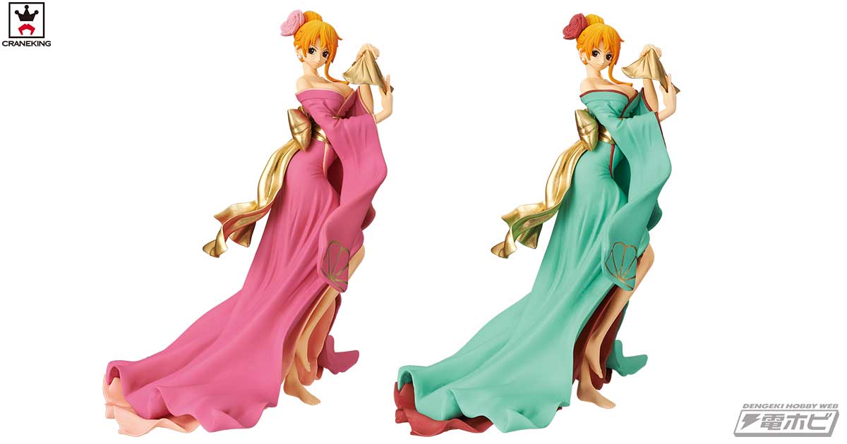 ワンピース』ナミがプライズフィギュア化！今度は雅な和装で魅せる