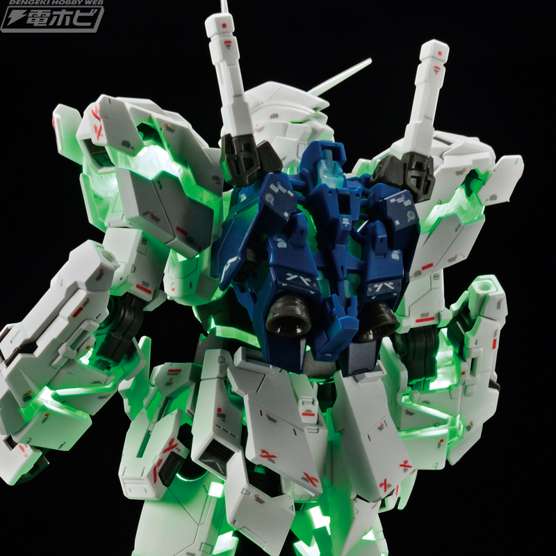 フレームが光る！限定ガンプラ「RG ユニコーンガンダム （ライティング
