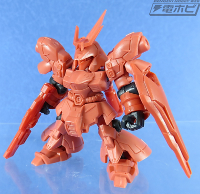 機動戦士ガンダム モビルスーツ アンサンブル」サザビーとBWSのテスト