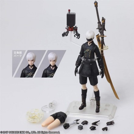 ニーア オートマタ』ヨルハA型二号とヨルハ九号S型の可動フィギュア化