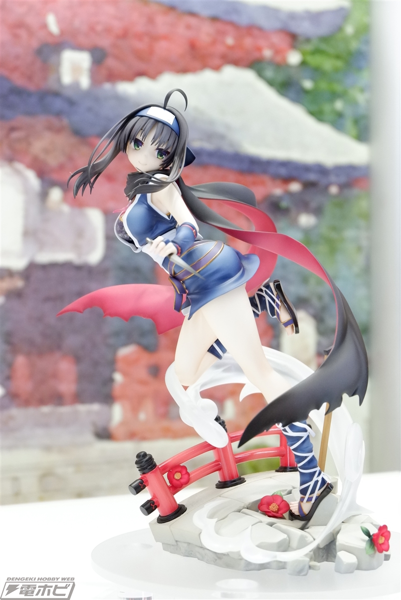 ゆずソフト『千恋＊万花』の常陸茉子フィギュアを展示！『BLAZBLUE