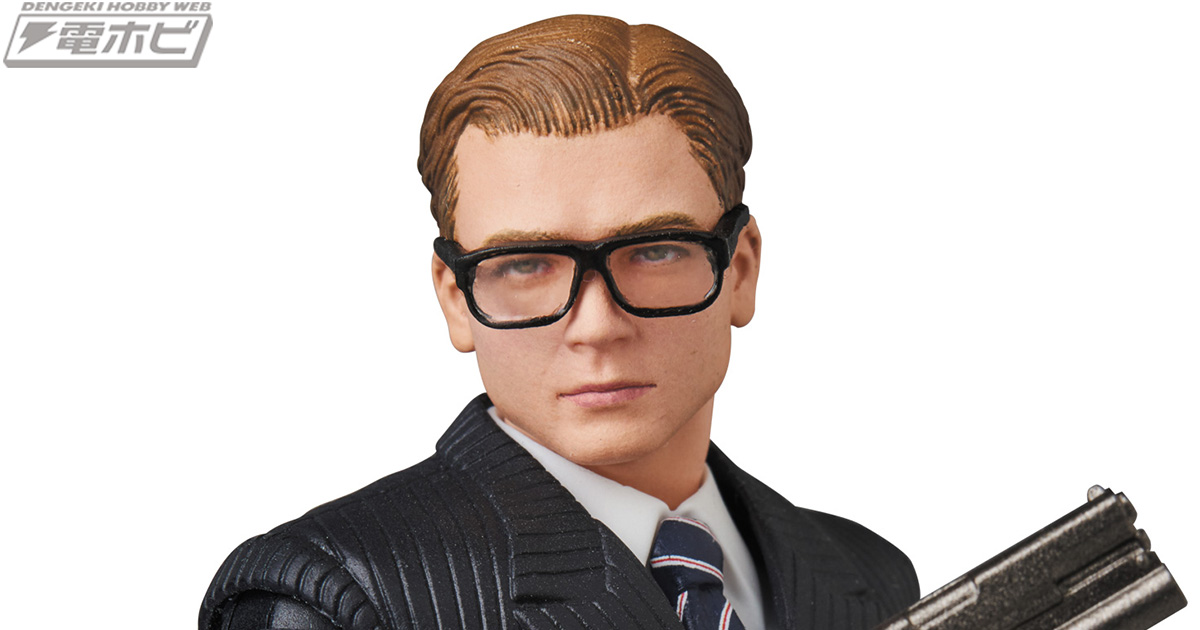 キングスマン』のエグジーがアクションフィギュア「MAFEX」になって