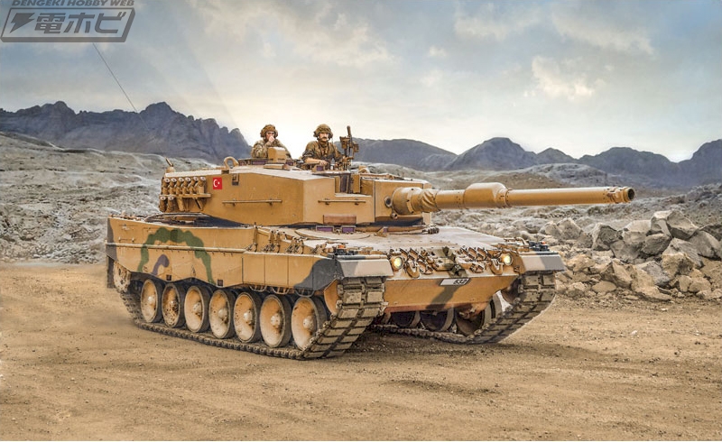 ドイツが誇る第3世代MBT「レオパルト 2A4」をイタレリが1/35スケールで