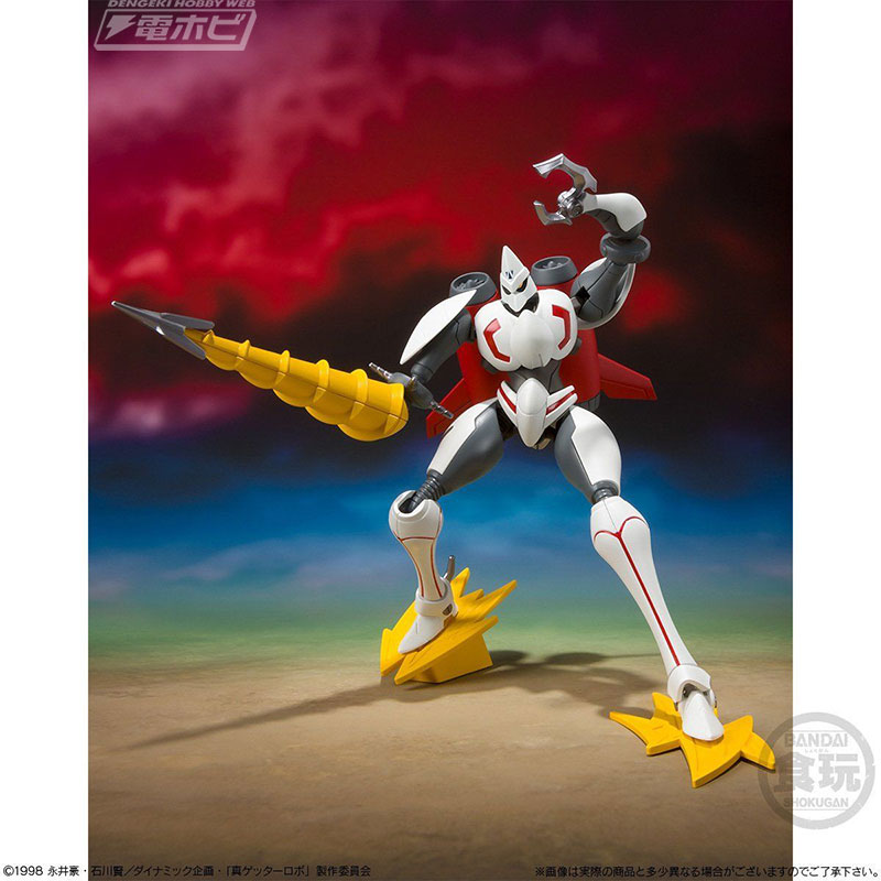 食玩スーパーミニプラに真ゲッター2＆3が参戦!!真ゲッター1のバトル