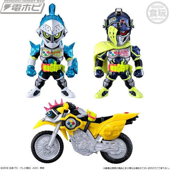 終わりなきGAME！『仮面ライダーエグゼイド』のライダーたちを集めた食