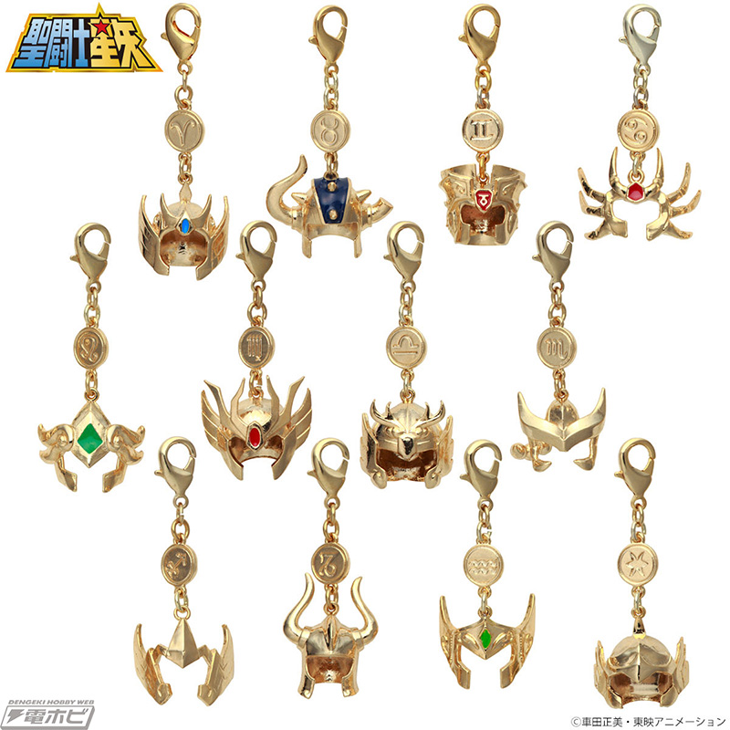 黄金聖衣のマスクがモチーフ！「聖闘士星矢 黄金聖闘士アクセサリー