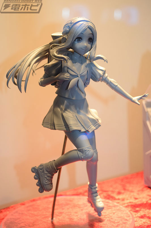 ライダー/レオナルド・ダ・ヴィンチフィギュアの原型が参考展示