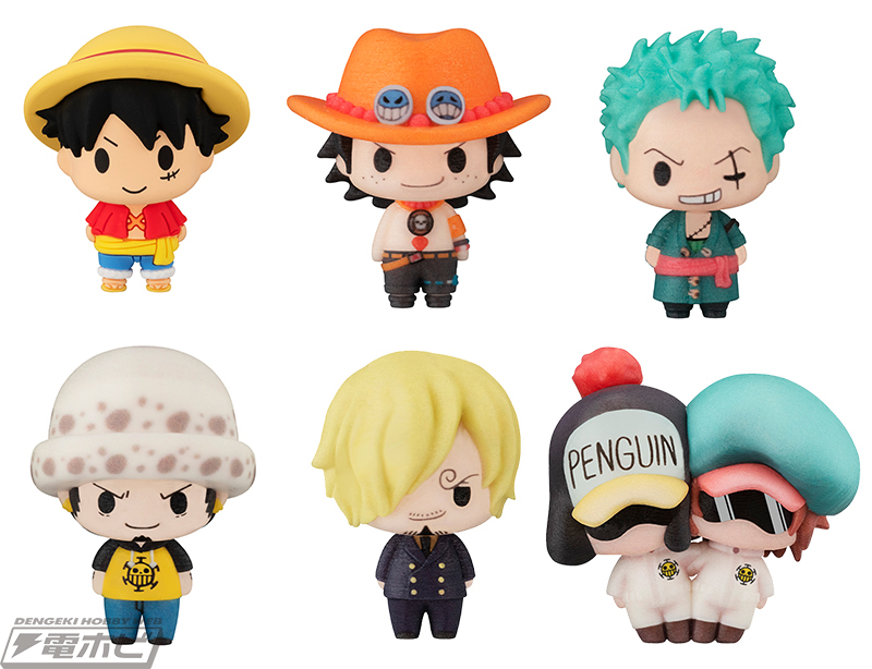 ワンピース』や『銀魂』、『ナルト』のキャラがデフォルメフィギュアに