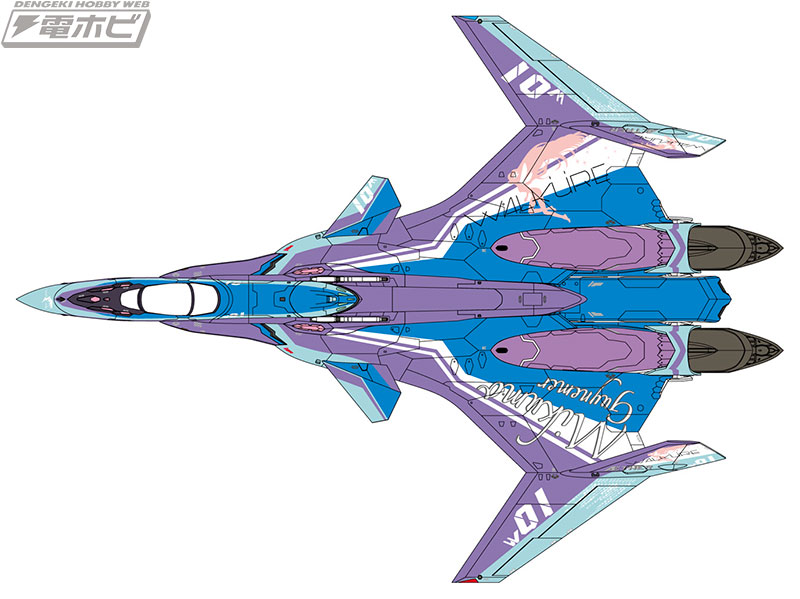 ワルキューレLIVEで登場した美雲・ギンヌメールカラーの「VF-31S」が