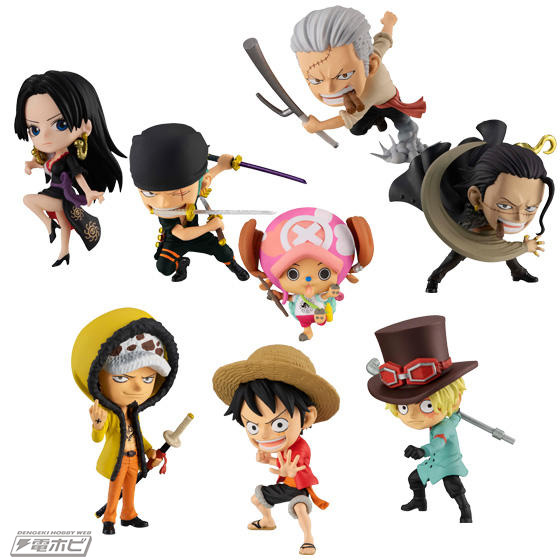 ルフィやゾロ、ローなど人気キャラがラインナップ！食玩デフォルメ