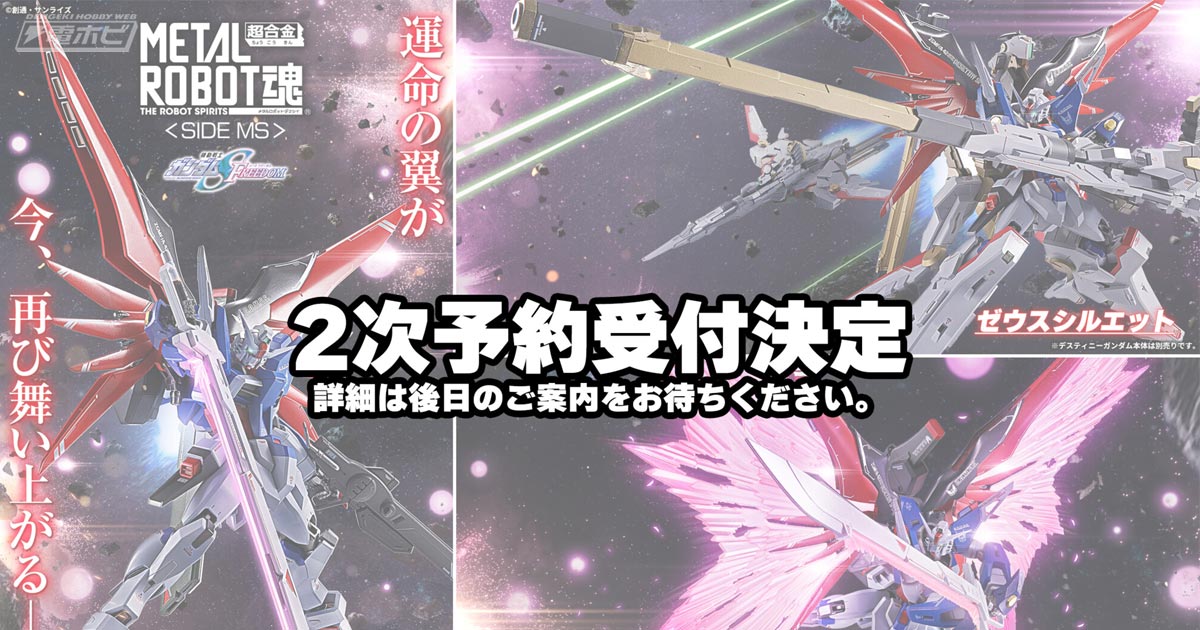 機動戦士ガンダムSEED FREEDOM』METAL ROBOT魂 デスティニーガンダム