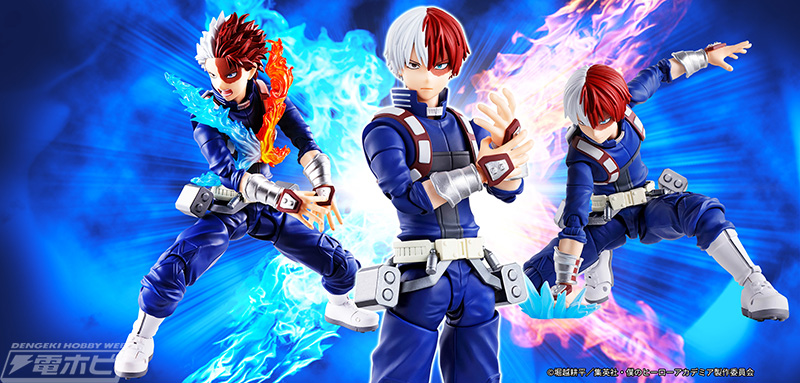 僕のヒーローアカデミア』轟焦凍がS.H.Figuartsでアクションフィギュア