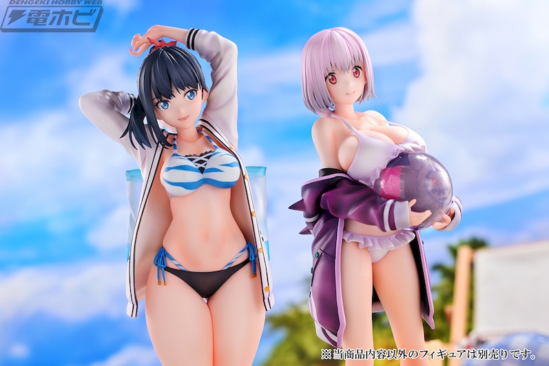 SSSS.GRIDMAN』より宝多六花と新条アカネが水着姿でフィギュア化！2人