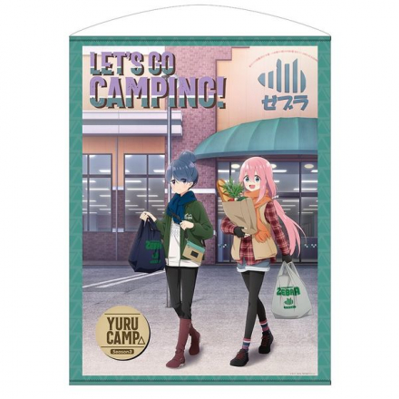 ゆるキャン△ SEASON3』リン＆なでしこ「ゼブラでお買い物Ver.」描き