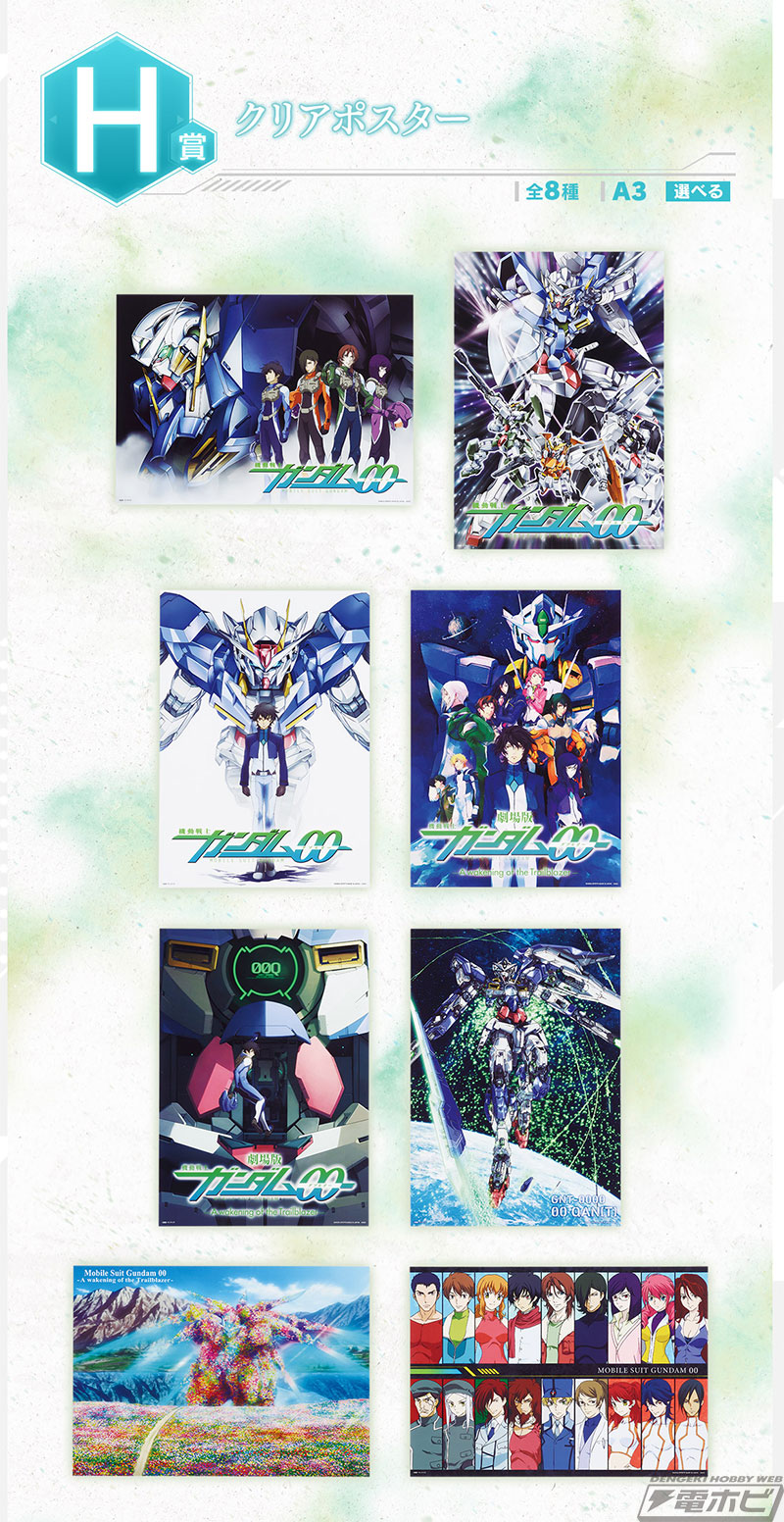 一番くじ 機動戦士ガンダム00」の全ラインナップ公開！ラストワン賞は