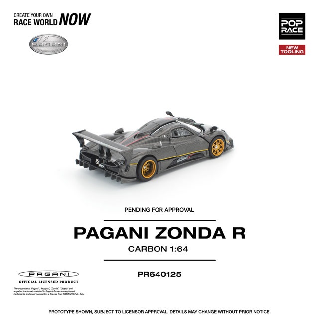 POP RACEより究極のエキゾチックカー「ゾンダR」が1/64スケール