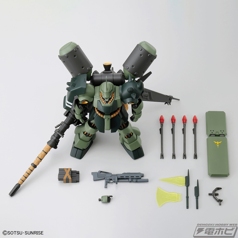 重武装仕様のバックパックを新規造形で再現！「ガンダム」ガンプラ「HG