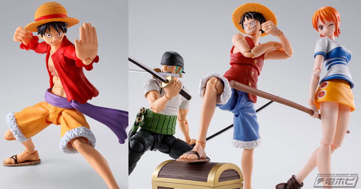ONE PIECE』鬼ヶ島討入衣装のルフィのS.H.Figuartsが再販！東の海衣装