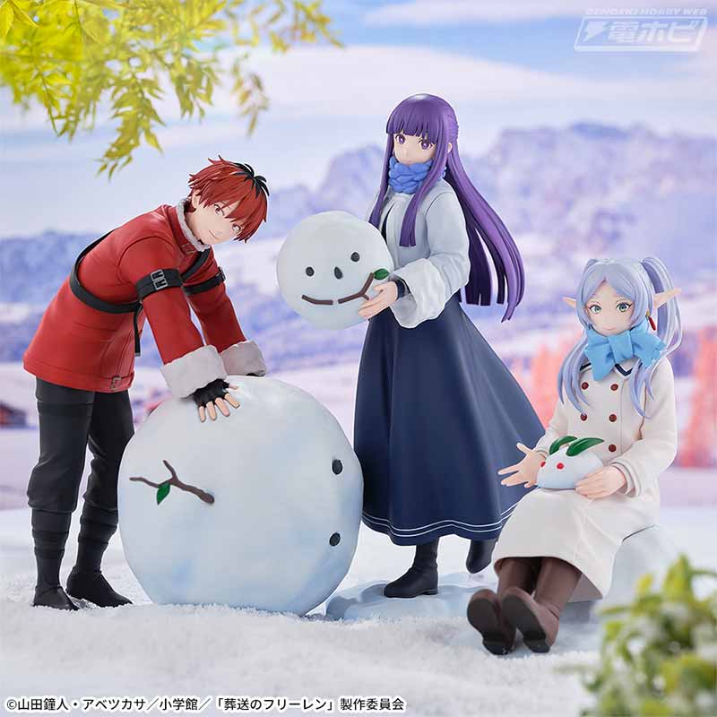 TVアニメ『葬送のフリーレン』より雪遊びに興じる「フリーレン