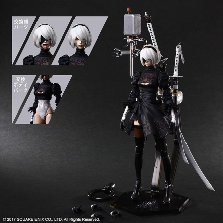 NieR：Automata（ニーア オートマタ）』PLAY ARTS改 2Bフィギュアが