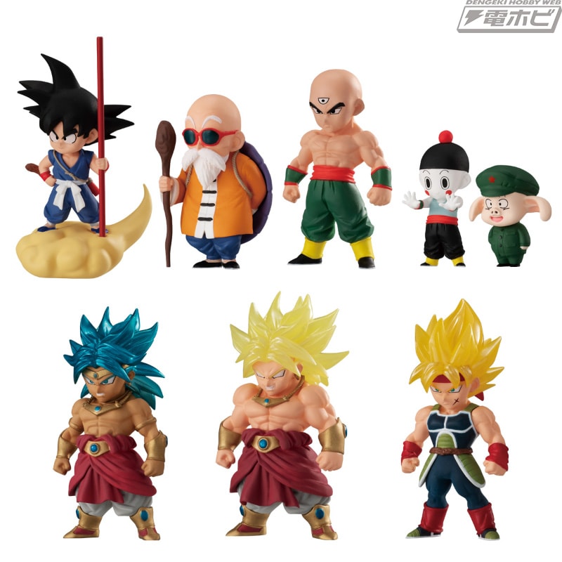 紫色の胴着姿の初期悟空も筋斗雲とともに参戦！フィギュア