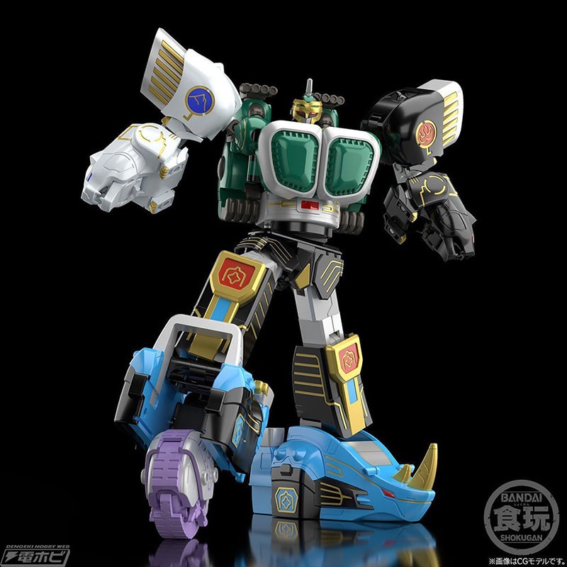 百獣戦隊ガオレンジャー』のプラモデル「SMP 百獣合体 ガオマッスル