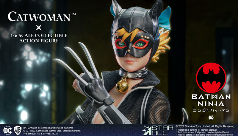 ニンジャバットマン』キャットウーマンの可動フィギュアが登場！マスク