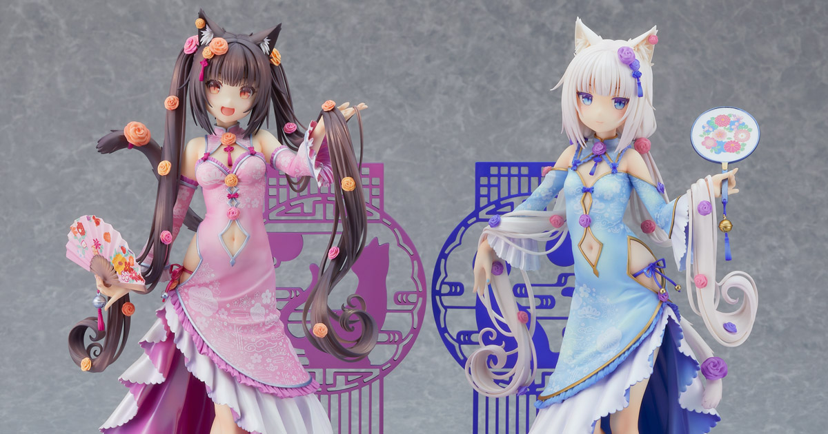 ネコぱら』ショコラとバニラがさより氏描き下ろしの華ロリ衣装で