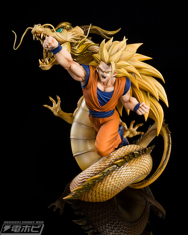 ドラゴンボールZ』龍拳を放つスーパーサイヤ人3孫悟空がダイナミックに