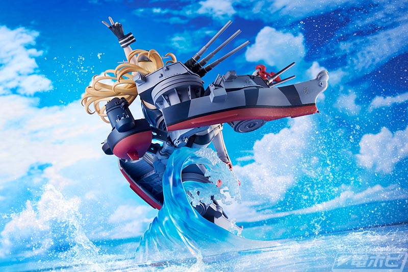 艦これ』アイオワが躍動感あふれるポージングでフィギュア化！大型の