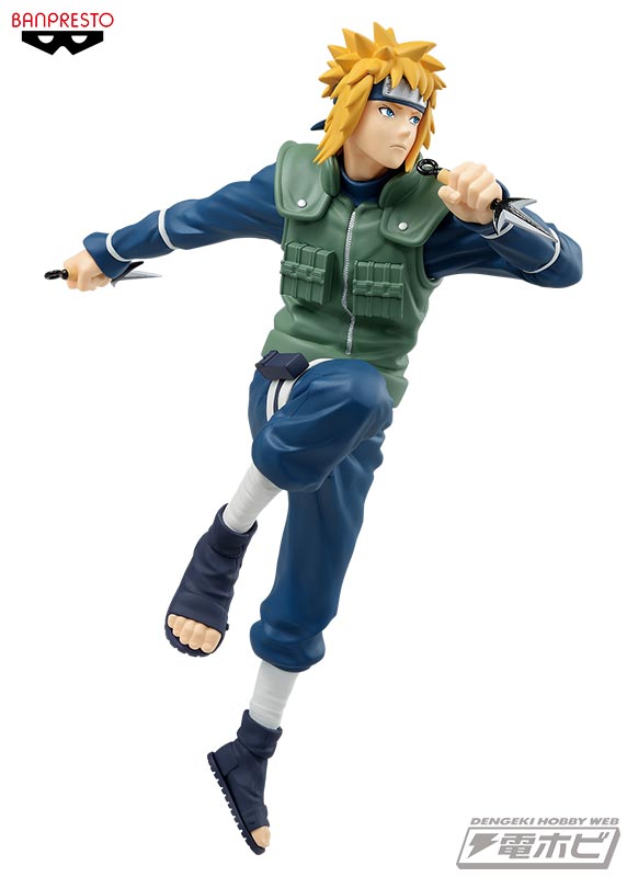 NARUTO-ナルト- 疾風伝』より、「波風ミナト」がアクションポーズで