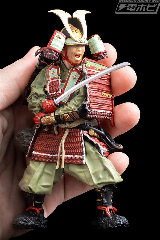 迫力の大鎧を纏い日本刀を構えた「鎌倉時代の鎧武者」がPLAMAXで