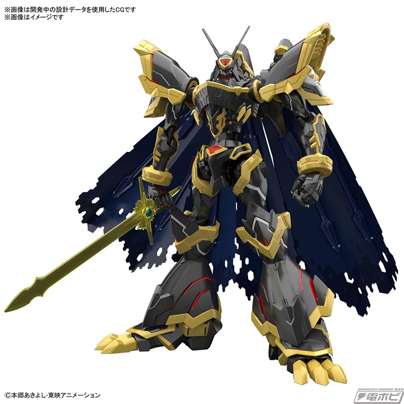 ブースターはプラモデルオリジナルのフィン可動を搭載！「デジモン」の